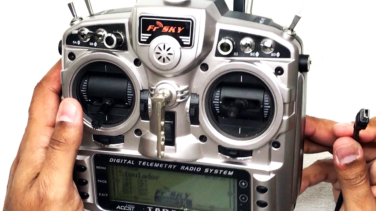Como configurar o Taranis para Simulador