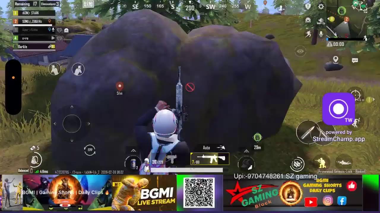 SZGAMING LIVE 🔴 | BGMI Rank Push | Intense Clutch Gameplay 😎🔥