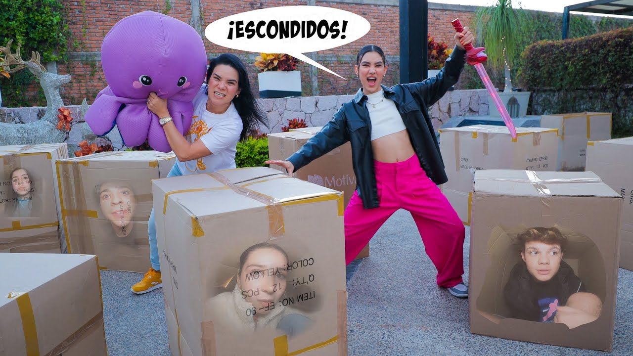 ESCONDIDOS EN LAS CAJAS DE CARTON | AnaNANA TOYS