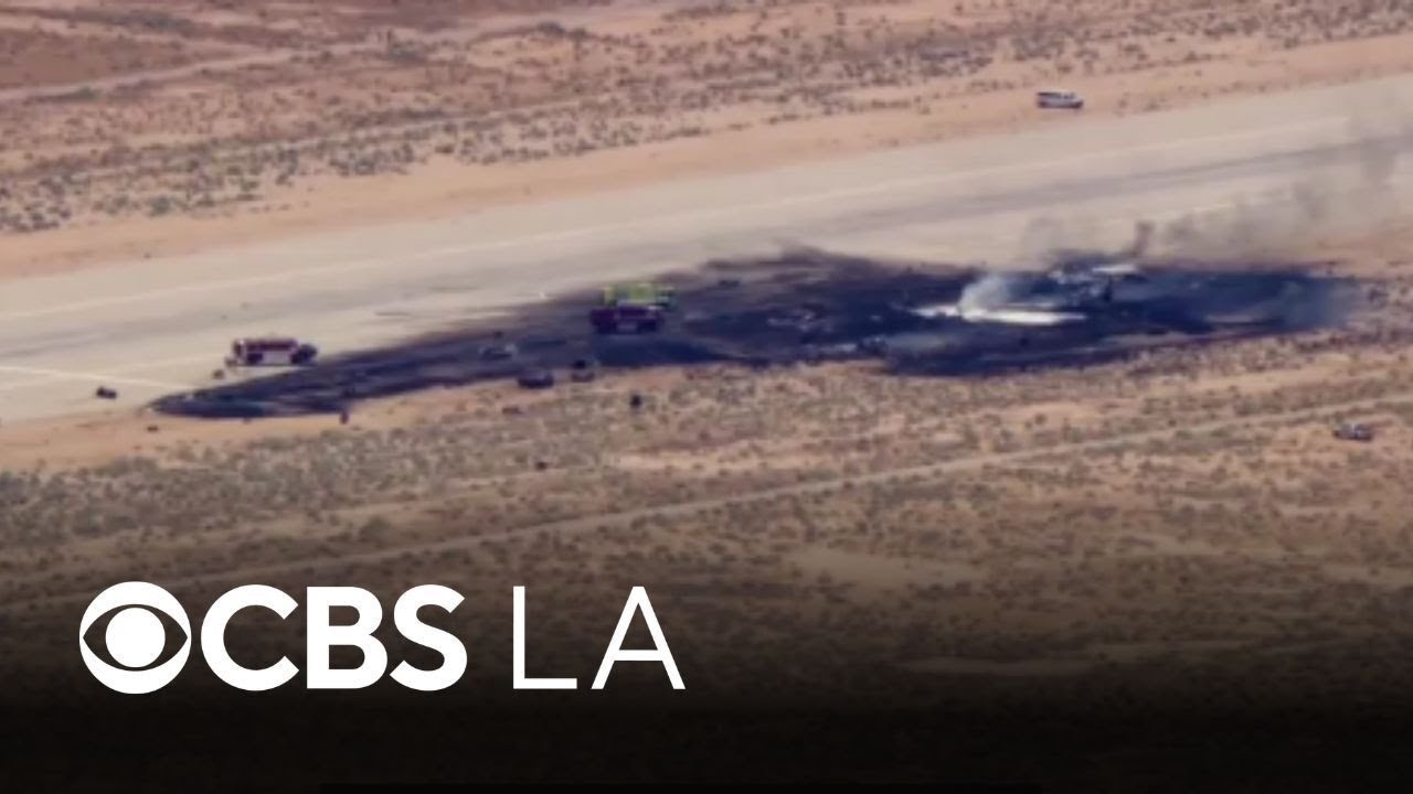 Officials provide an update on a deadly B-52 bomber crash at Edwards Air Force Base