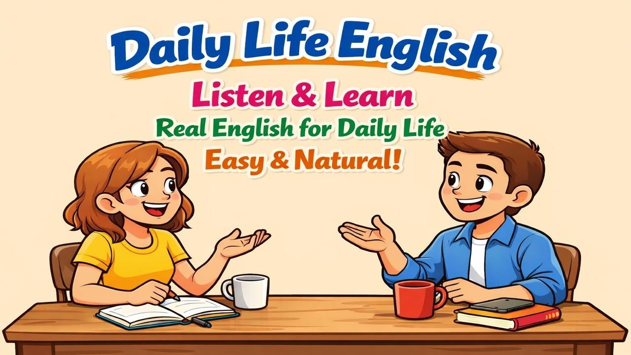 Daily Life English | Listen & Learn Real English Conversations.