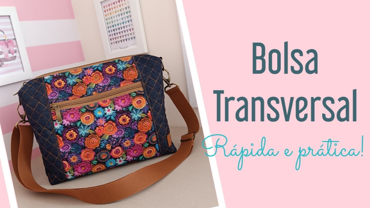 Como fazer uma bolsa fácil e linda #atelietodamimosa #diy