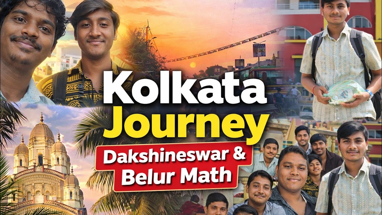 Kolkata Journey | Dakshineswar & Belur Math Tour Vlog | Kolkata Travel Vlog|#vlog 