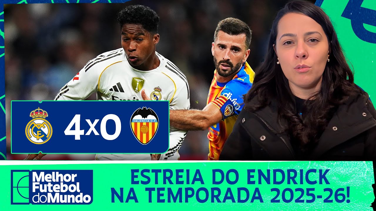 ENDRICK VOLTA A JOGAR, LATERAL METE 'GOL PUSKÁS' E REAL MADRID PASSEIA! TATI ANALISA
