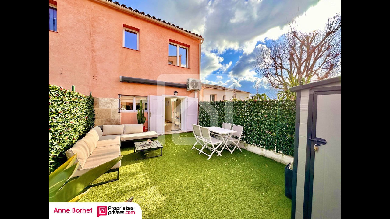 Maison 4 pièces jardin parking à vendre à Grasse 390 000€