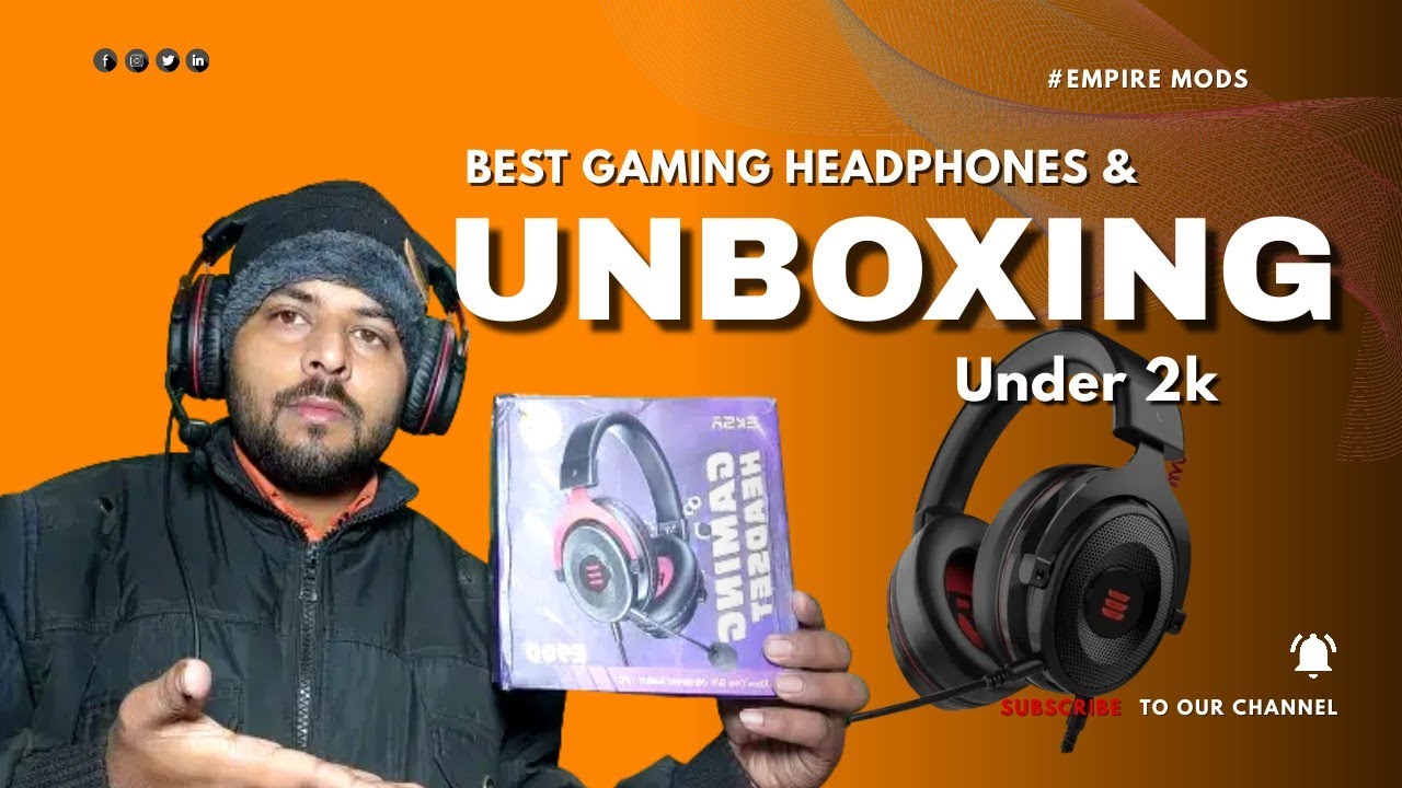 Best Gaming Headset under 2000 rs 🔥 EKSA E900 | EMPIRE MODS