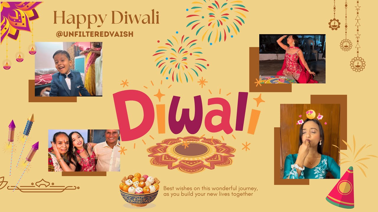 DIWALI VLOG / ft- Vaishnavi Jaiswal 