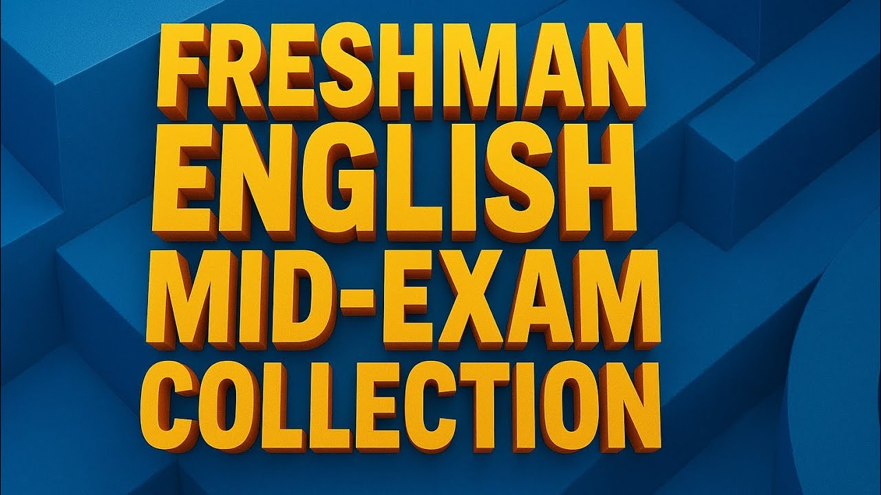 Freshman English Mid-Exam collection all universities with answers in Amharic 