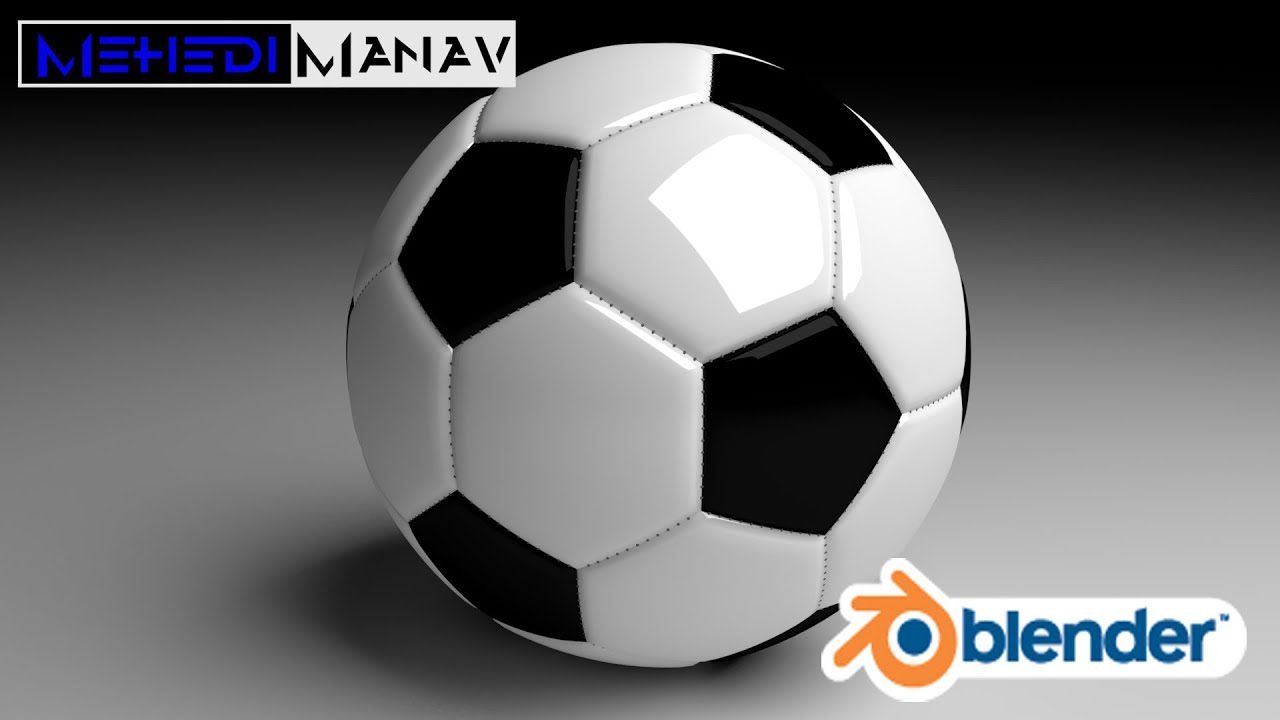 CREATING SOCCER BALL | TIMELAPSE | BLENDER | BY MEHEDI MANAV | INTRO BY GR SHAHIN