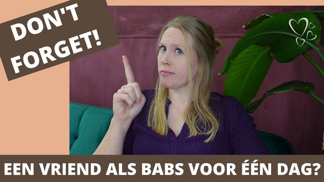 Een vriend, moeder, zus of neef als BABS voor één dag op je bruiloft? Fantastisch! Maar: LET HIEROP!