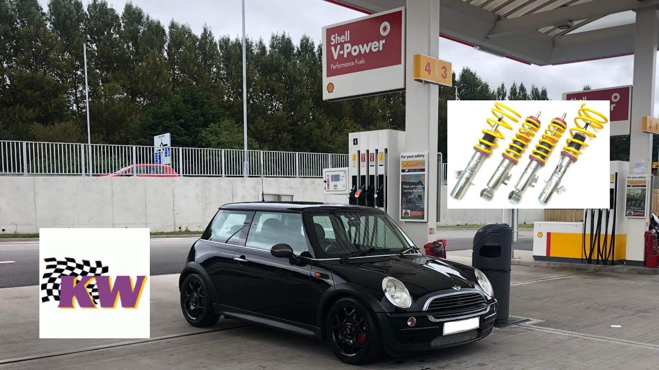 KW suspension coilovers mini r50,first proper drive out with them 😈