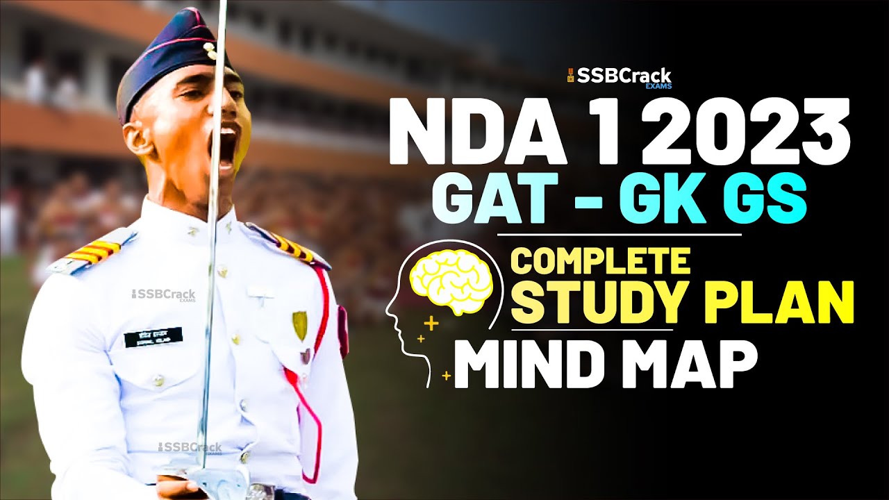 NDA 1 2023 - GK Complete Study Plan & Mind Mapping