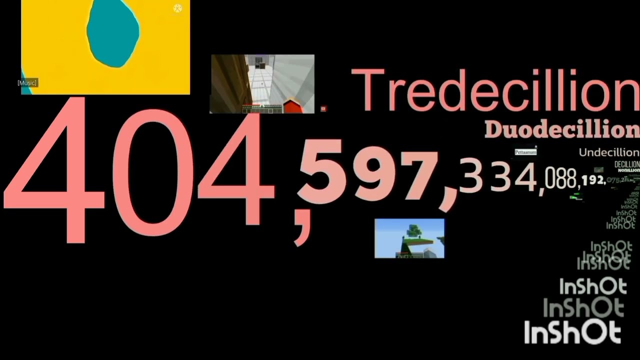 1 To 1 Centillion With Sounds (14/100 Quadttuordecillion)