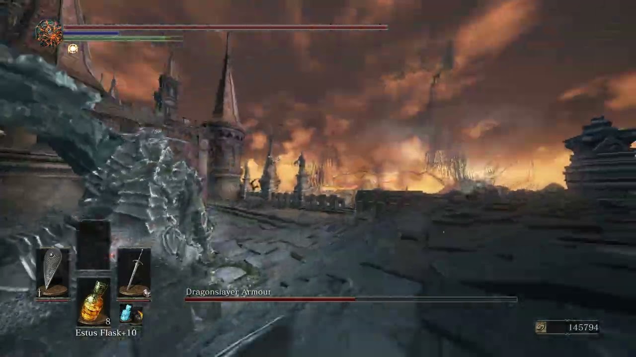 Dark Souls 3 in First Person - Dragonslayer Armor ]NG++]