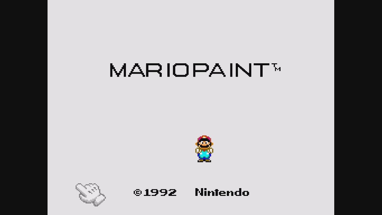 20 Mins Of...Mario Paint Intro (US/SNES)