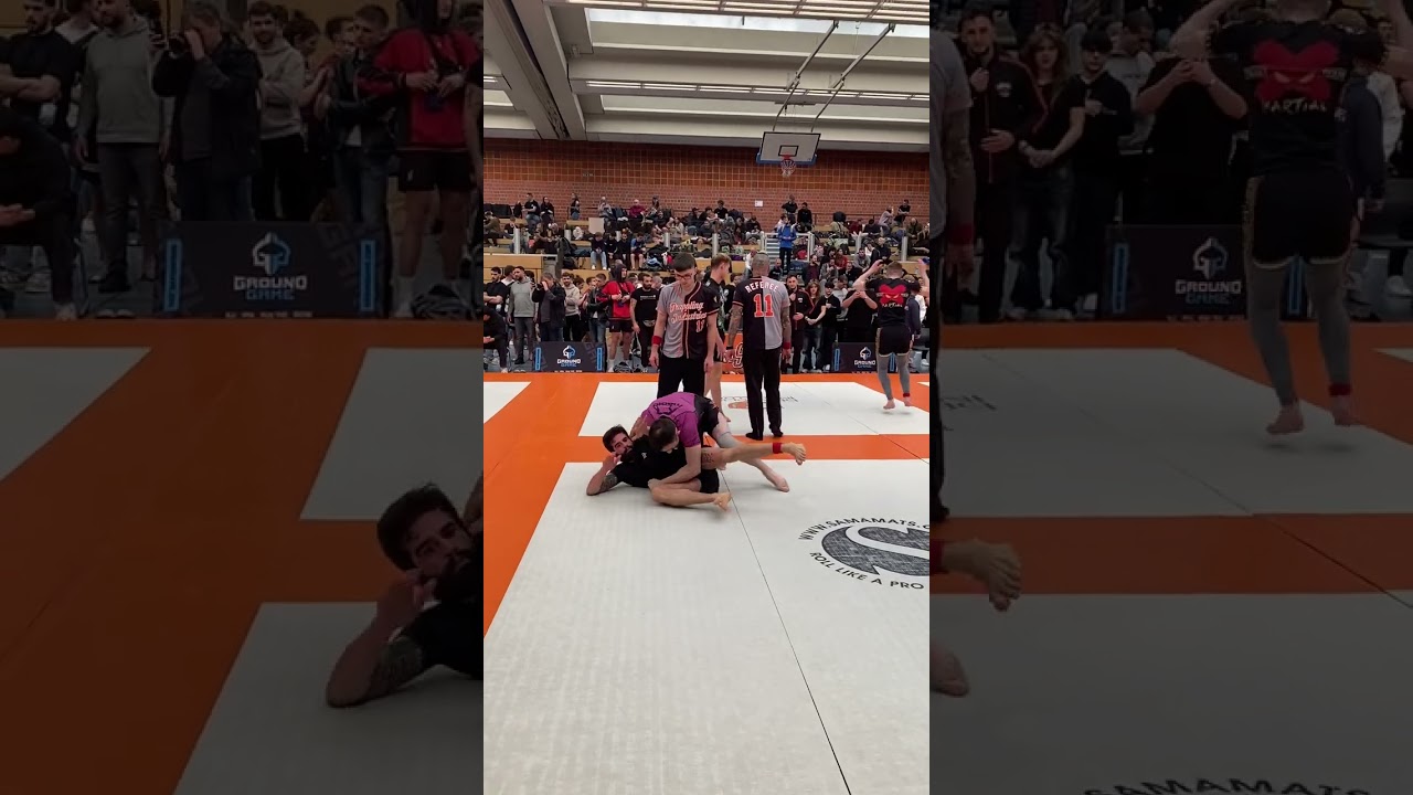 My First Competition as Purple Belt - 13.03.25 - Match 1 - Came to coach, tried Stand-Up #bjj #nogi
