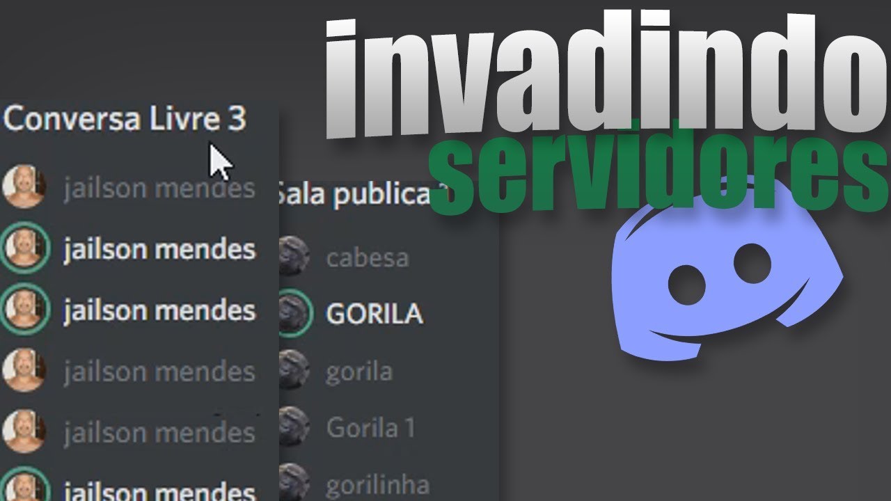 INVADINDO SERVIDORES DO DISCORD