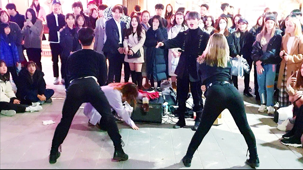 《EXID_DDD》 ☆20191123_184546 #Paradox(패러독스) #한선우(SunWoo)&#곽서희(SeoHee) 이엑스아이디#덜덜덜 홍대버스킹 #SnowHorse