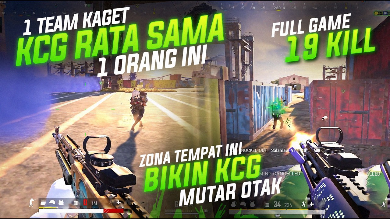 ZONA BERDARAH & KETEMU ORANG JAGO YANG BISA RATAIN 1 TEAM KCG ?? #pubg