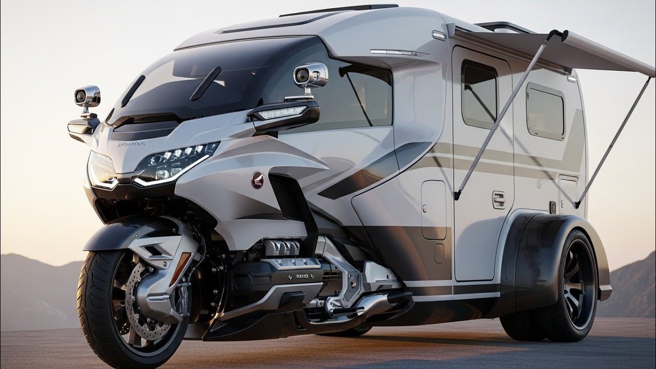 2026 Honda Gold Wing Camper Tricycle RV 😱🏍️ The Craziest 3-Wheel Micro Motorhome Ever Built!