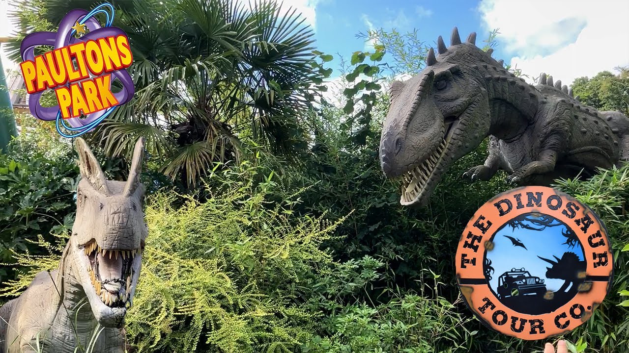 The Dinosaur Tour Co. Safari Jeep Ride POV - Lost Kingdom - Paultons Park