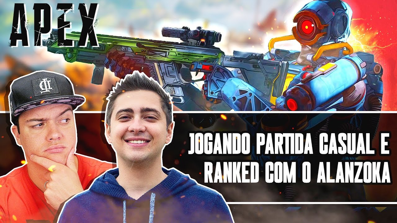 AQUECIMENTO NO CASUAL PRA DESTRUIR NA RANKED FEAT. ALANZOKA E FFIX | APEX LEGENDS