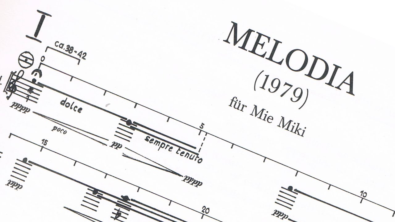 Joseph Petric plays Melodia, by composer Toshio Hosokawa