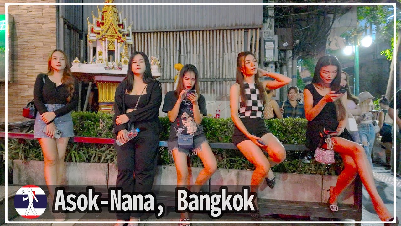Sukhumvit Road walk from Asok to Nana, updated on November 24, 2024.(Sound Fix)