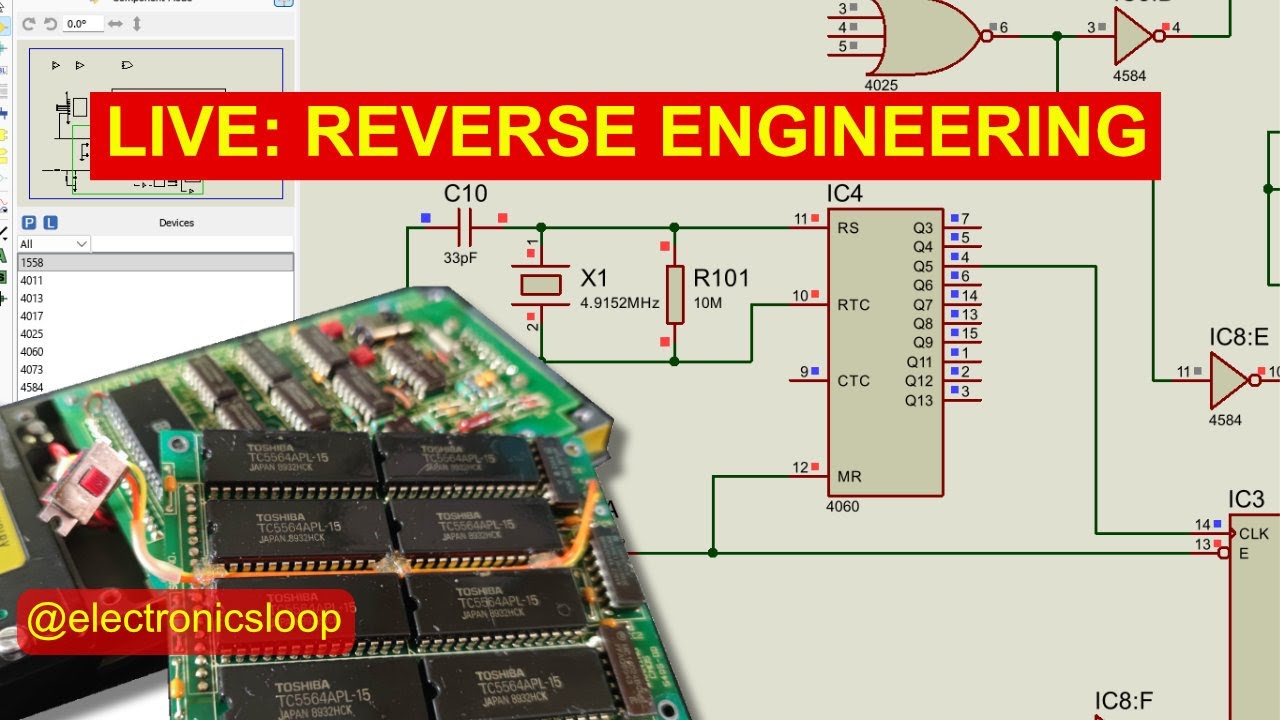 LIVE: Reverse Engineering Cold War Military Electronics with Proteus PT5