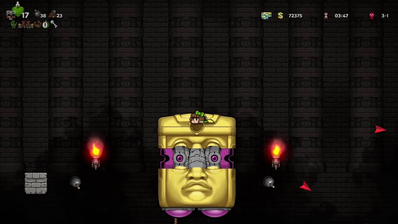 Spelunky 2: daily challenge - level 7-7 - 2026-01-18