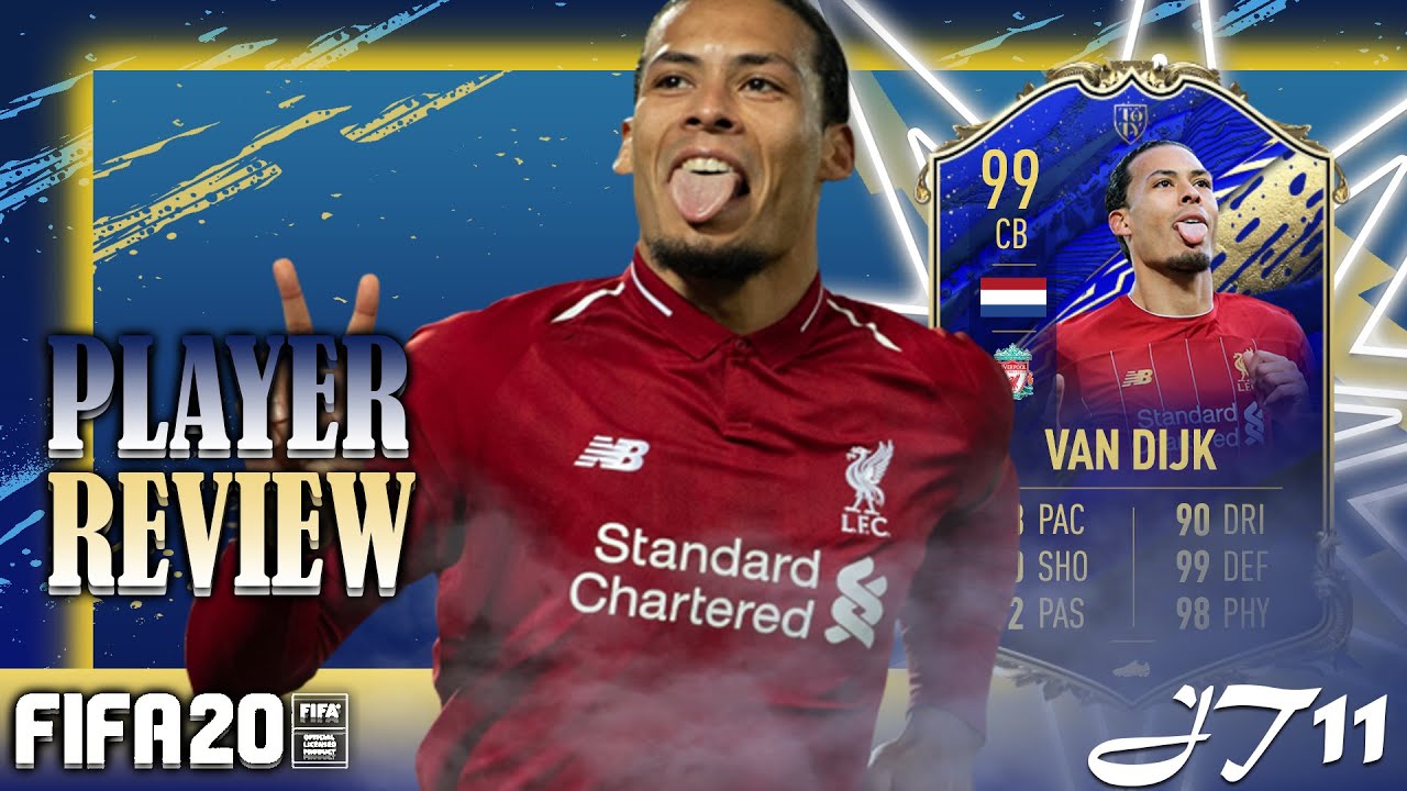 FIFA 20 TOTY VAN DIJK 99 PLAYER REVIEW