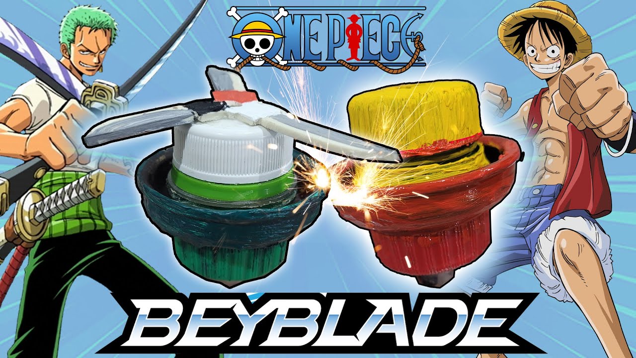 Beyblade do ONE PIECE: Luffy vs. Zoro