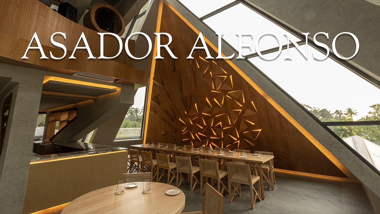 A family home and restaurant inspired by a nearby volcano