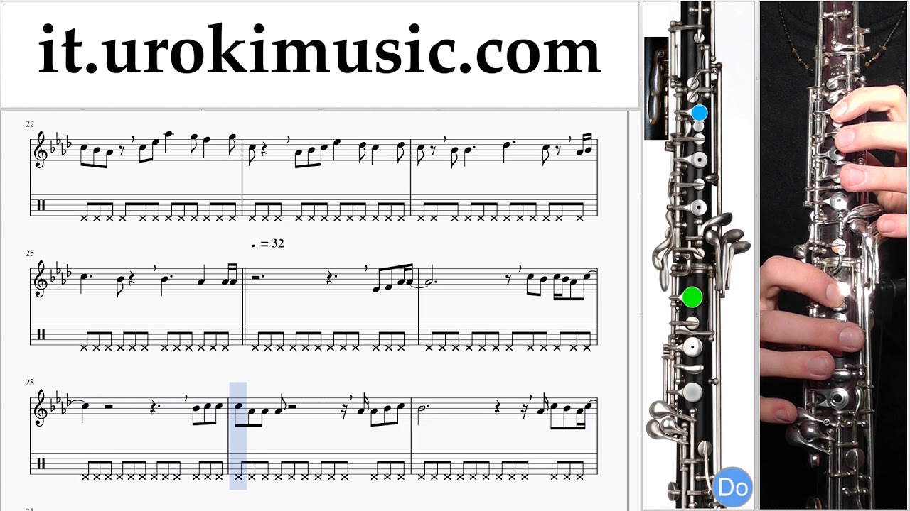 Lezioni di Oboe Ed Sheeran - Perfect Tutorial Spartito um-i276
