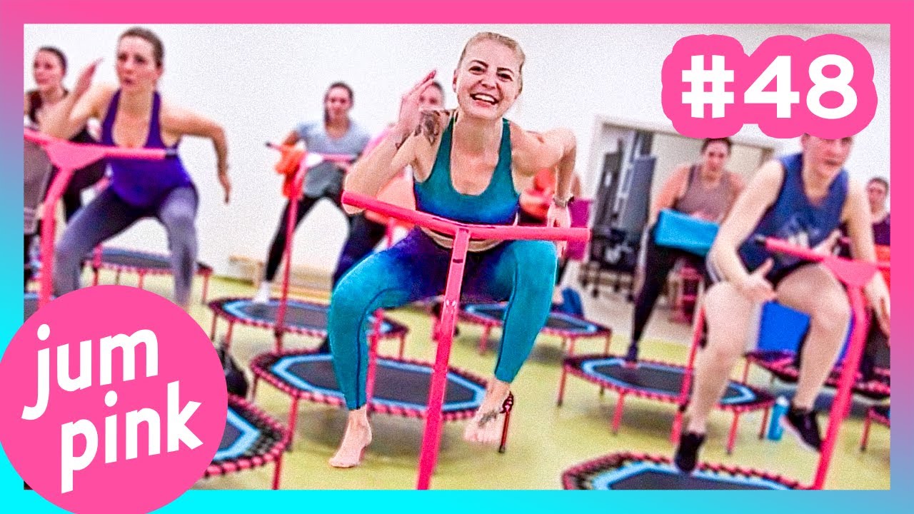Jumpink #48 | Jumping fitness class | Rebound workout fitness on trampoline