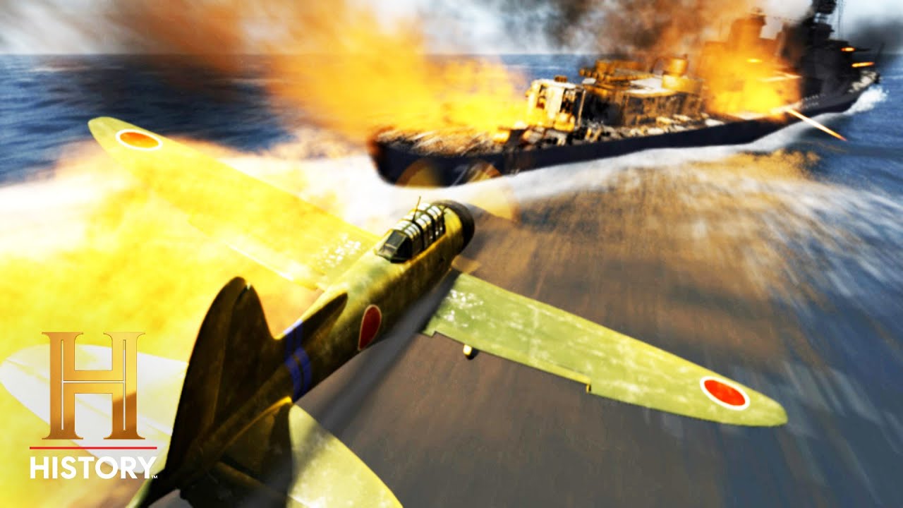 WWII's Most Unrelenting Kamikaze Attack | Biggest Battles of WWII | History