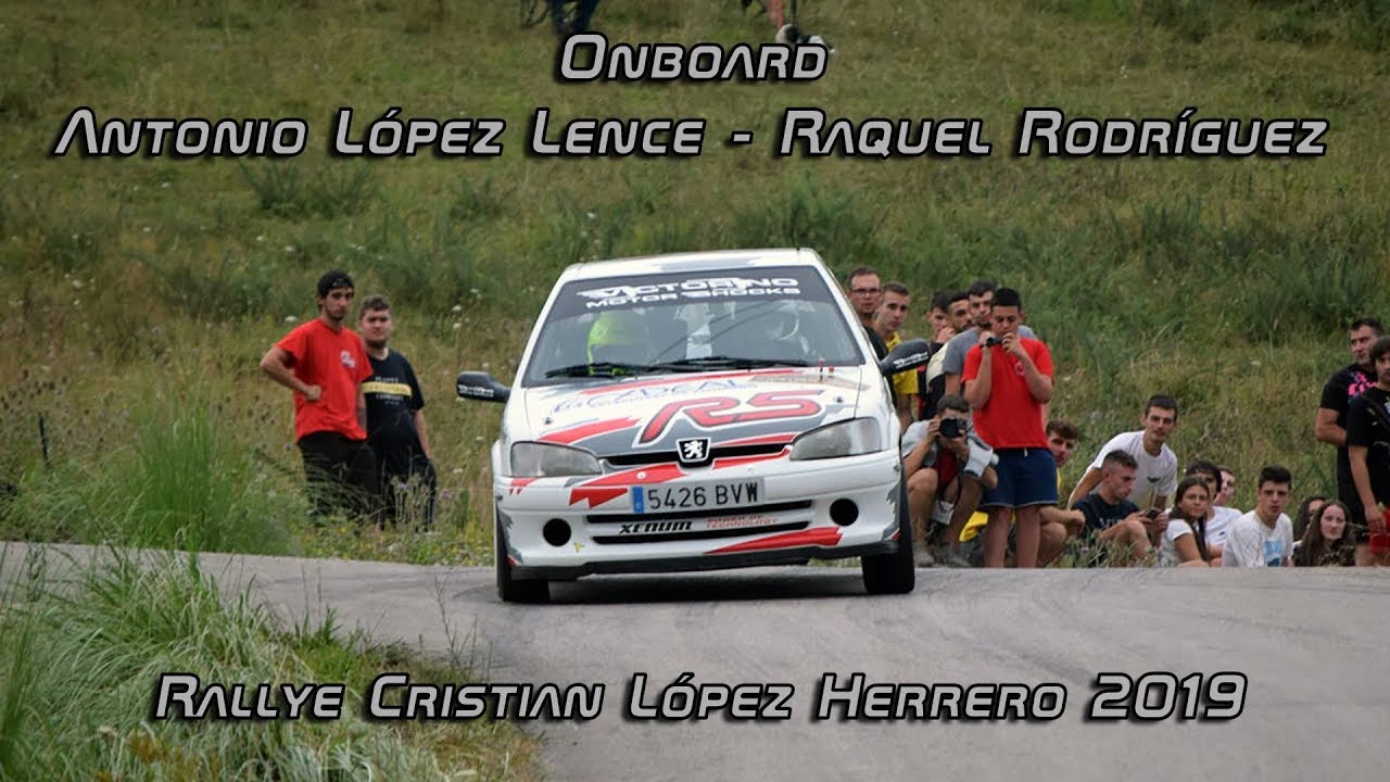 ONBOARD | Antonio López Lence - Raquel Rodríguez | Peugeot 106 S16| Rally Saron 2019