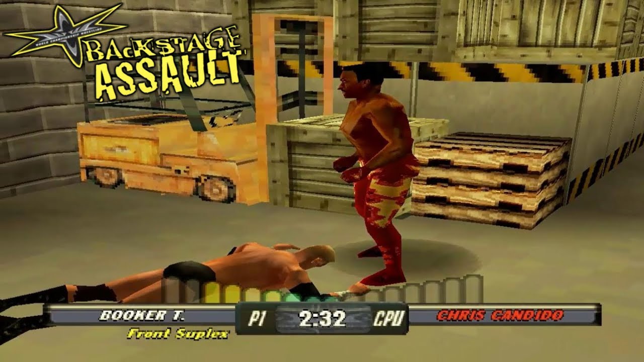 WCW Backstage Assault — Букер Ти — Hardcore Championship (PS1)