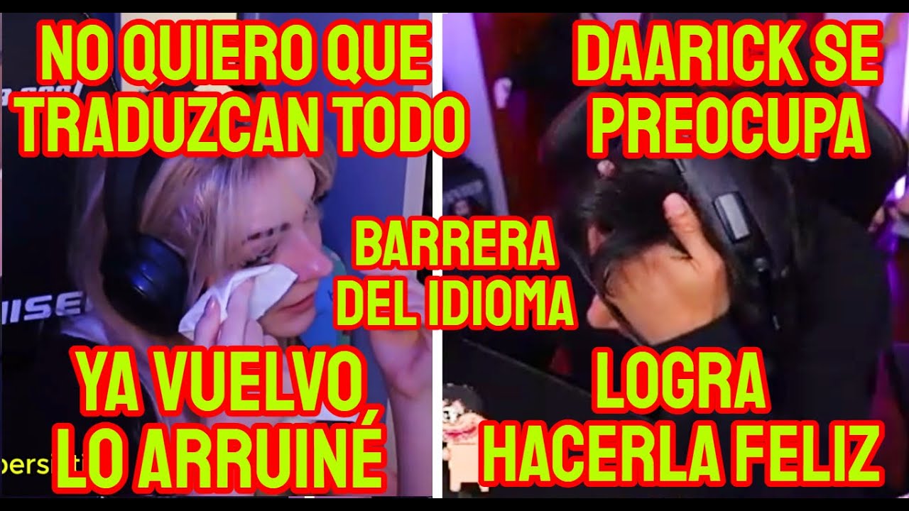 SYLVEEY MUY TRISTE POR LA BARRERA DEL IDIOMA, DAARICK SE PREOCUPA Y LOGRA HACERLA FELIZ (COMPLETO)