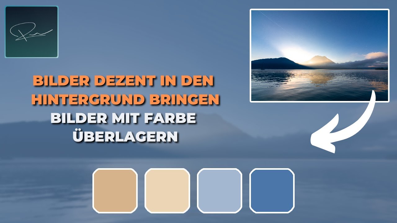 Bilder mit einer Farbe überblenden in #Photoshop