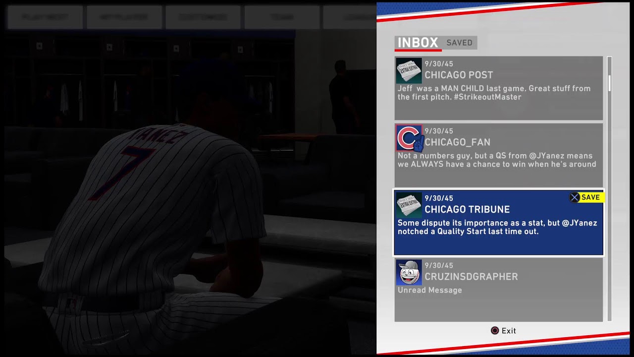Final regular season career start
