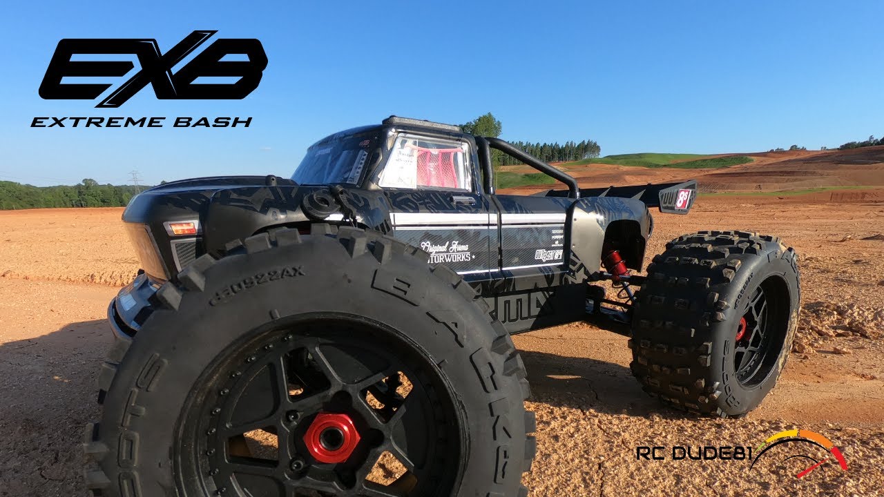 NEW Arrma OUTCAST EXB 8s!! First BIG Thrash and tips!