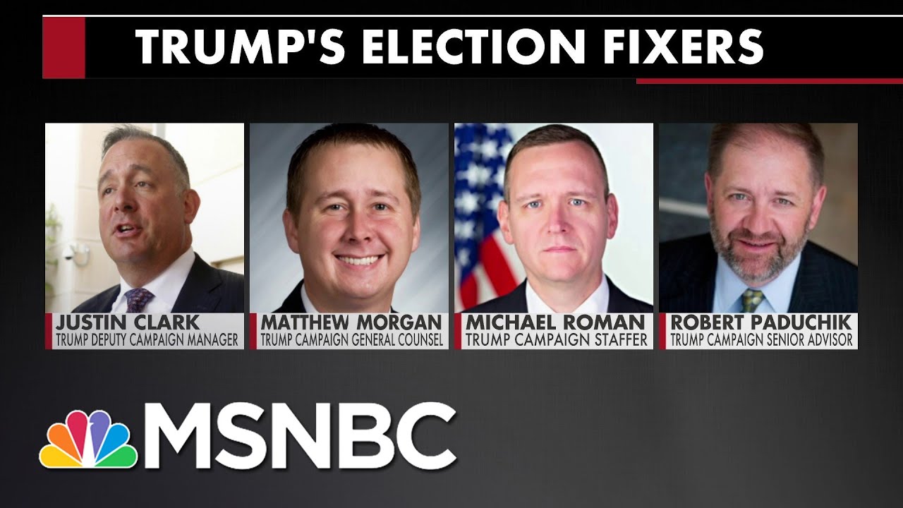 Here Are Some Of The People Trying To Help Trump Sabotage The Election | All In | MSNBC
