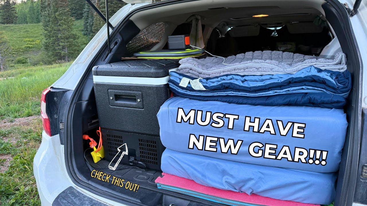 My New Car Camping Essentials | SetPower DT45 Dual Zone Fridge/Freezer