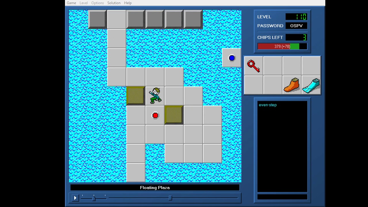 CCLP3 level 110 solution - 301 seconds