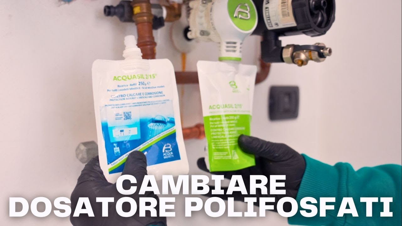Come sostituire la ricarica di polifosfati ACQUA BREVETTI