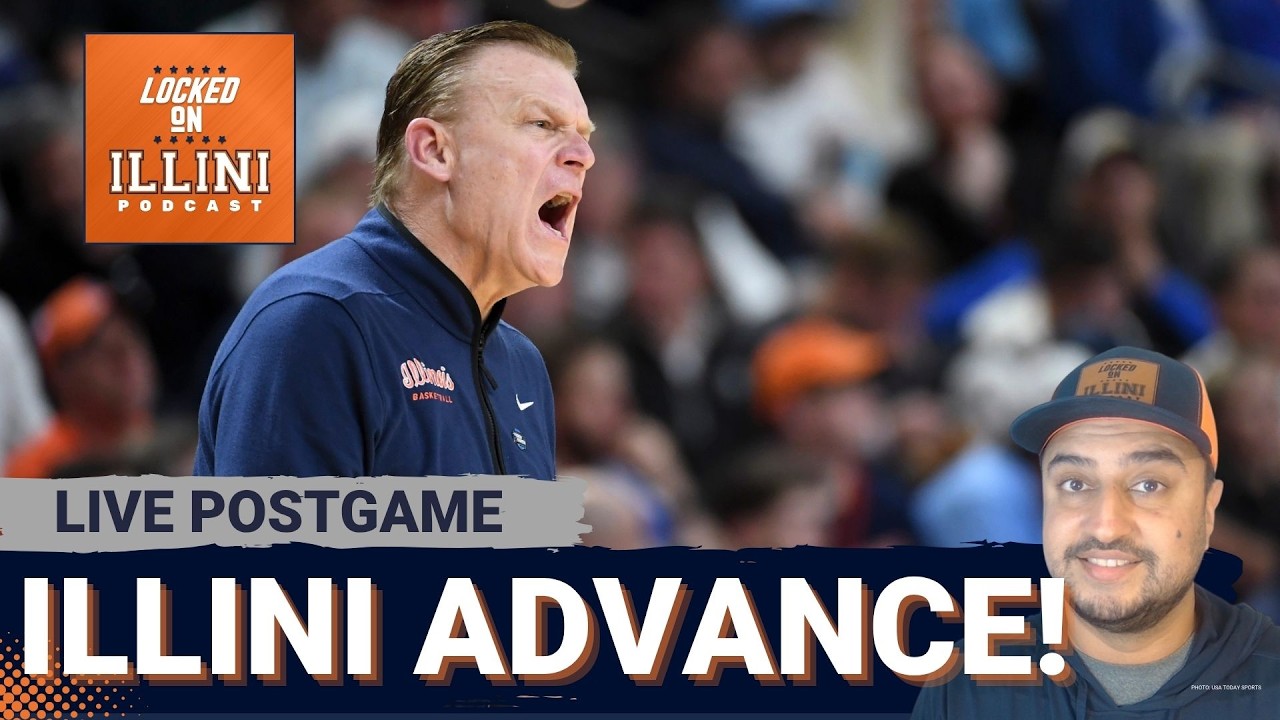 LIVE POSTGAME: Illini Blast Penn in Second Half, Advance to Round of 32 | Illini Podcast