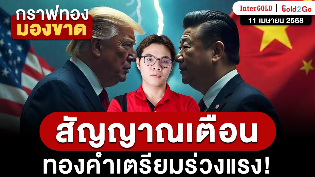 ราคาทองวันนี้ 11 เม.ย. 2568 l วิเคราะห์ราคาทองวันนี้ l กราฟทองมองขาด Ep.182