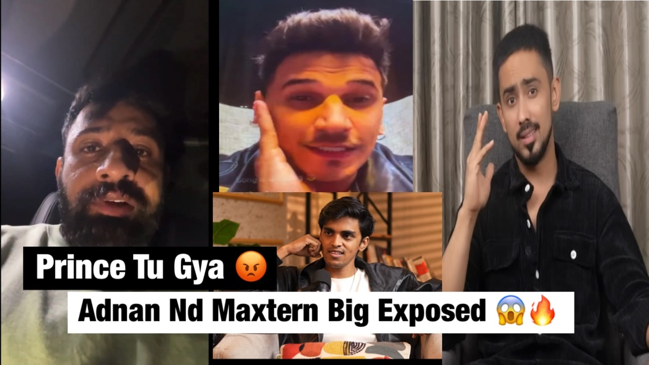 Adnan exposed prince narula | Rajat dalal angry in the 50 show | Maxtern controversy