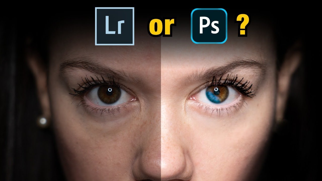 Photoshop or Lightroom? You won't believe the answer!ONLY 2 Steps on How to Edit a Creative Portrait